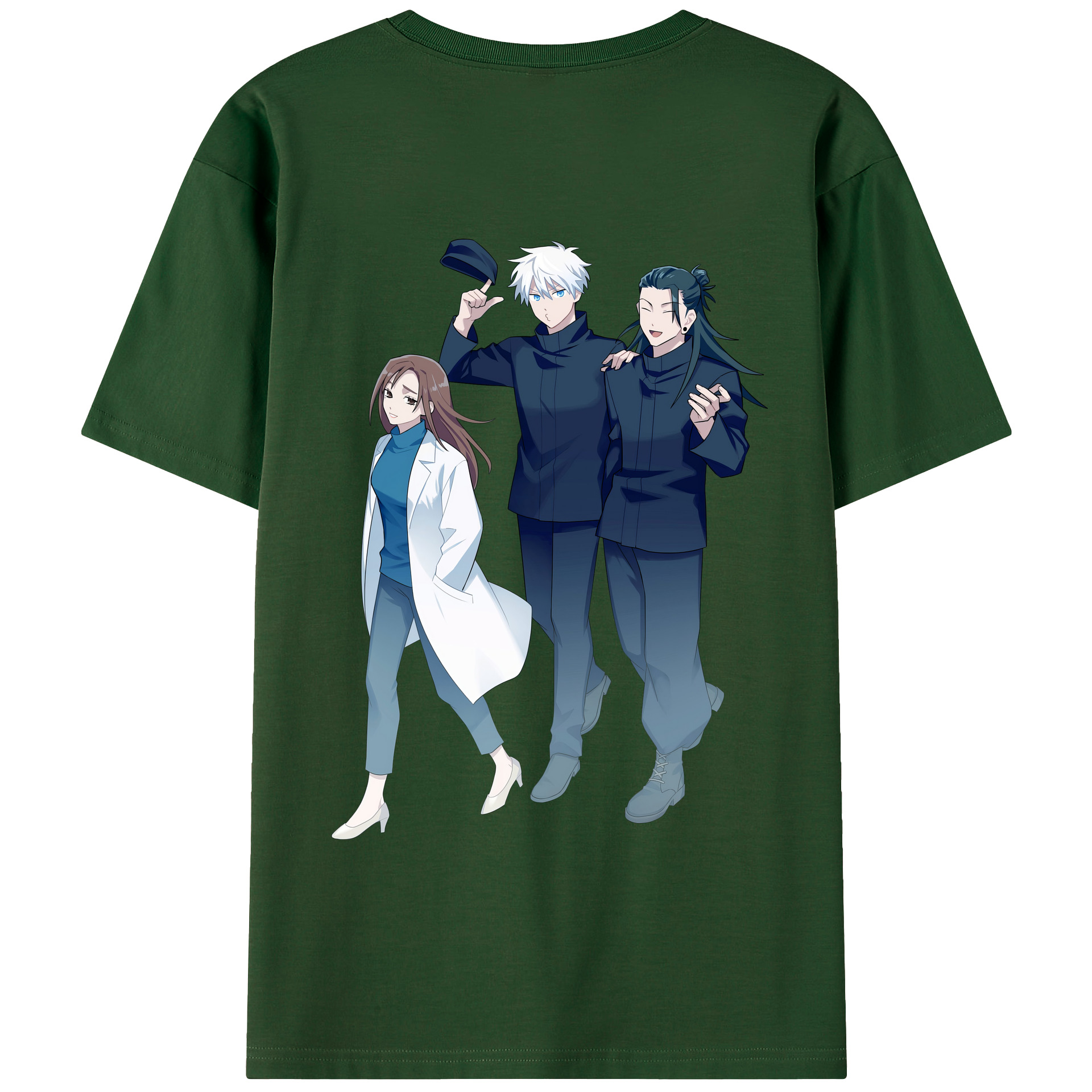 （画像用） 呪術廻戦 Jujutsu Kaisen 綿100％半袖Tシャツ（背面プリント）